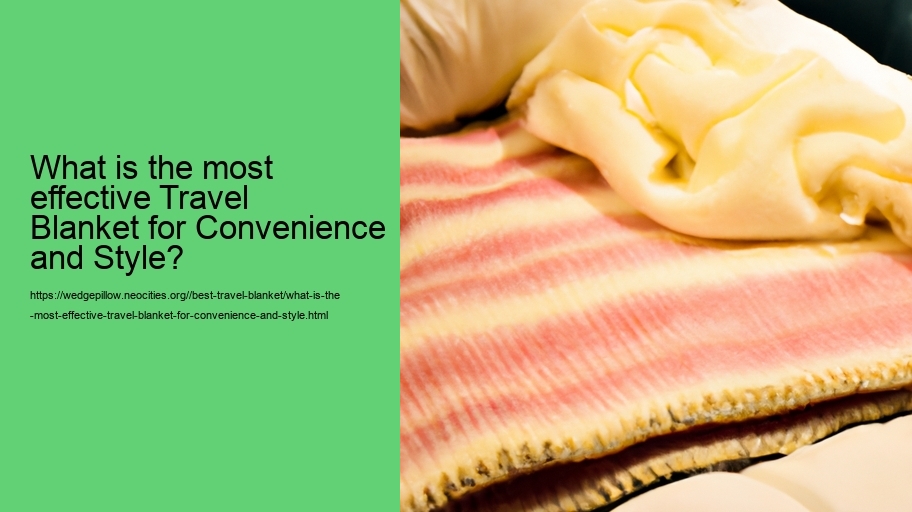 What is the most effective Travel Blanket for Convenience and Style?