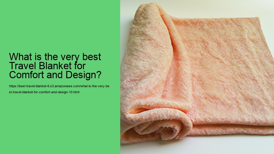 What is the very best Travel Blanket for Comfort and Design?