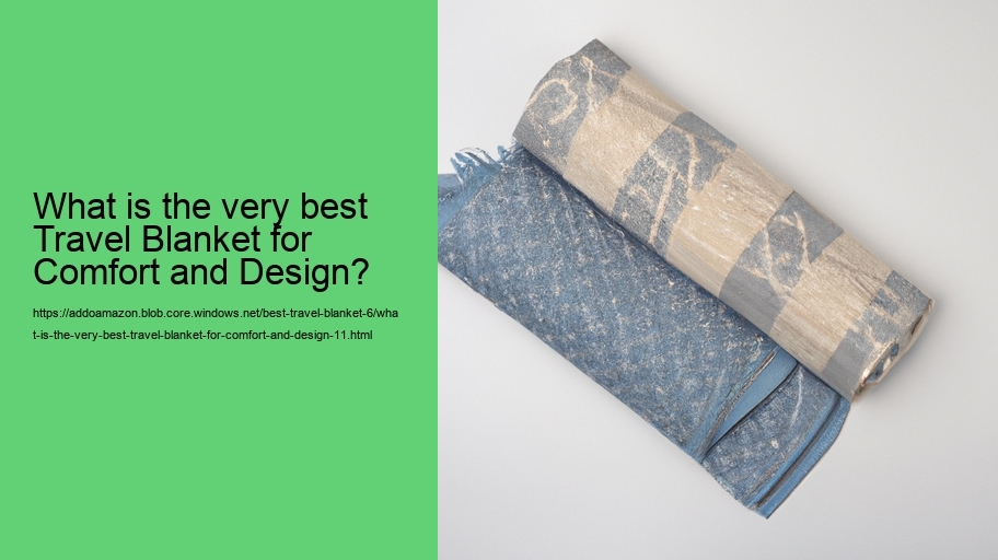 What is the very best Travel Blanket for Comfort and Design?
